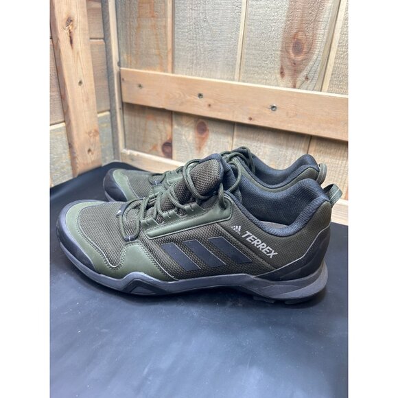 Adidas Terrex Mens Green Outdoor Hiking Shoes Mesh & Synthetic Size 11.5 - Picture 5 of 7